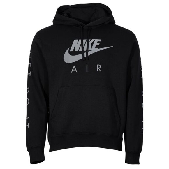 Nike Other - Nike Men's Air JDI Fleece Hoodie Fleece Black Reflective Size L NEW WITH TAGS!
